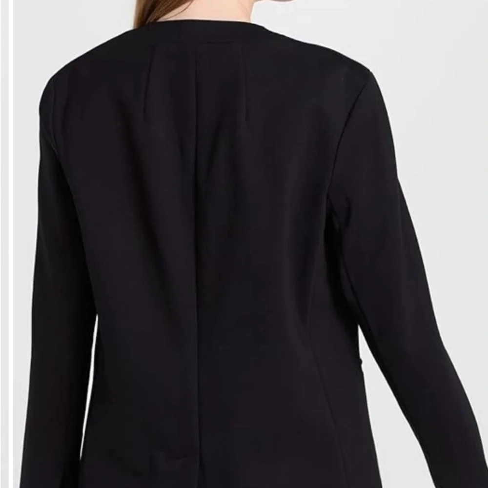 Spanx Women’s Perfect Black Collarless Blazer Size Large - Picture 5 of 11